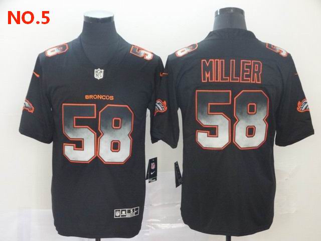 Men's Denver Broncos 58 Von Miller Jersey NO.5 ;